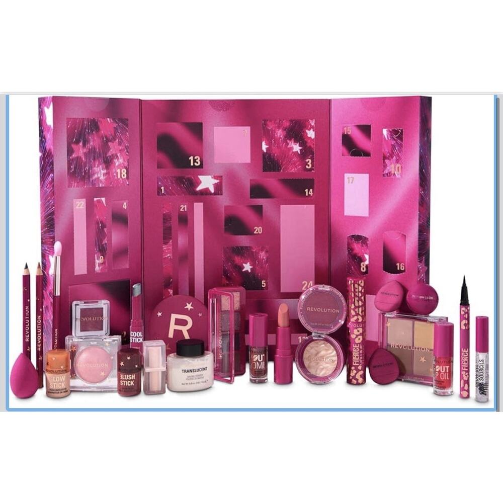 Revolution Makeup Advent Calendar, 24-Piece Beauty Gift Set